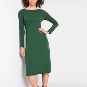 ModCloth Sweet Simplicity Long Sleeve Dress